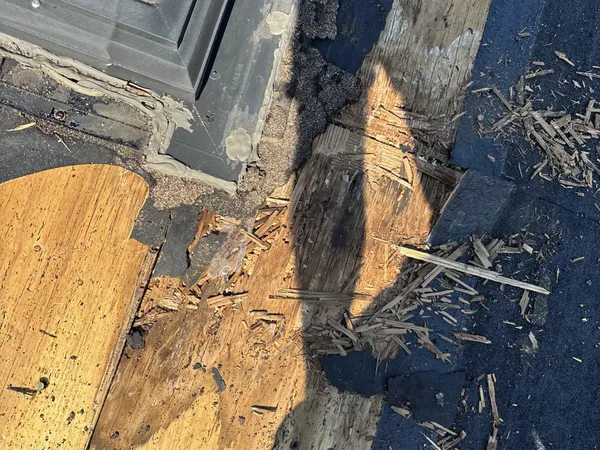 Rotted Roof Decking