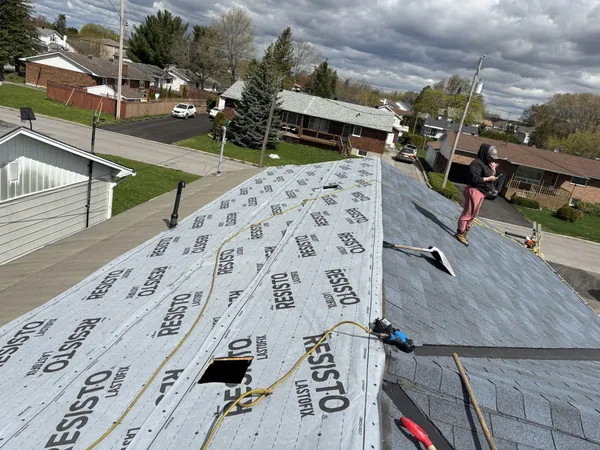 Team Installing Roof